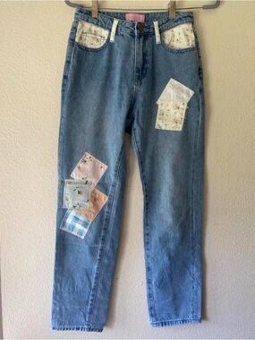 Dolls Kill x Holly Hobbie Patchwork Jeans